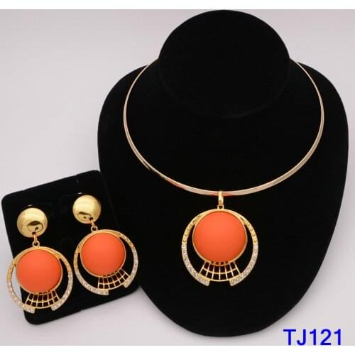 Dubai Jewelry Sets Necklace Classic Water Drop Shape Bracelet Earrings Ring for Women Wedding Jewelry Sets for Bride Pendant Set
