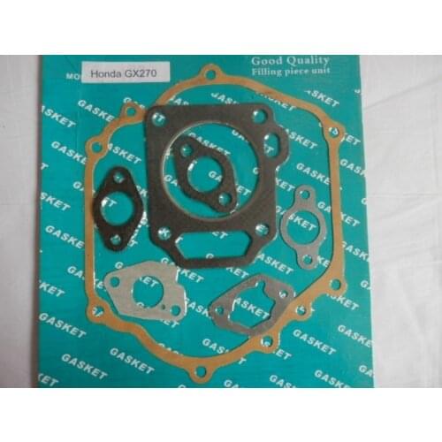 GX270 GASKET SET FITS HONDA 270CC 4 STROKE OHV 9HP ENGINE COMPLETE CYLINDER CARBURETOR MUFFLER AIR CLEANER CRANKCASE GASKETS