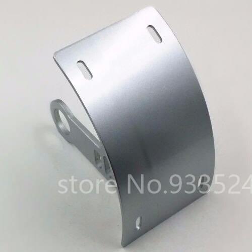 Motorcycle Swingarm Side Mount Curve License Plate Bracket For Yamaha YZF R6 Sliver
