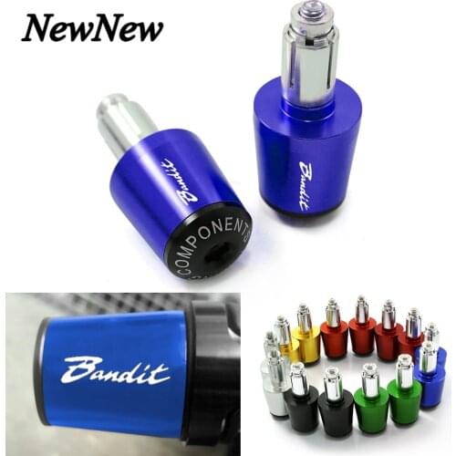 For SUZUKI Bandit 650S GSF 250 600 600S 650 650S 650N 1200 1250 7/8" 22MM Motorcycle Handle Bar Hand Grips Handlebar End Cap