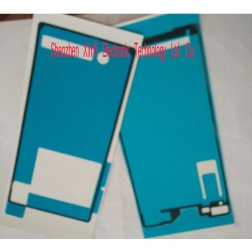 New Front Housing Sticker+Battery Back Cover Sticker Adhesive Waterproof Tape For Sony XPERIA Z2 L50W D6503 Free Shipping