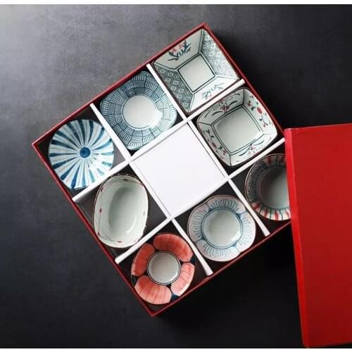 2021 New Household Ceramic Hand-painted Seasoning Dipping Tableware Small Dish
