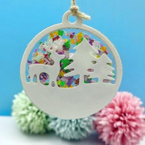 Deer and Tree Knife Mold Metal Cut Die Scrapbooking Album Paper Cards Making Decorative Crafts Embossing Etched Stencil Dies DIY