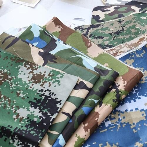 210T Polyester Fabric Camouflage Man Fabric For Sewing Pants 45*150cm TJ1305