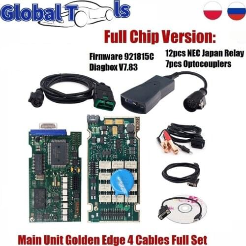 Lexia3 Full Chip Diagbox V7.83 Lexia 3 PP2000 Firmware 12pcs Relays 7pcs Optocouplers For Peugeot&Citroen 921815C