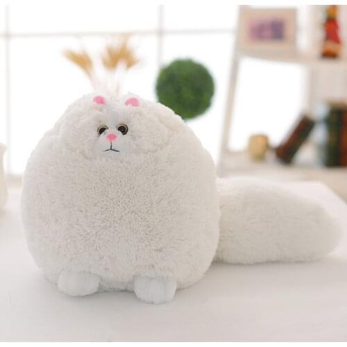 Kawaii Fluffy Cat Plush Toys Lovely Persian Cat Stuffed Dolls Soft Pillow Creative Ornaments Home Decor Crafts Kids Toys Gifts