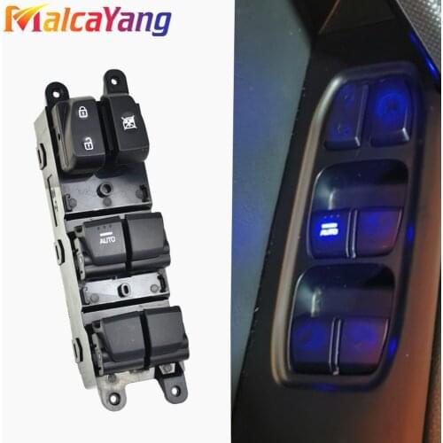 With Backlight For Hyundai IX25 Creta Electric Control Power Master Window Switch 2014 2015 2016 2017 2018 2019 2020