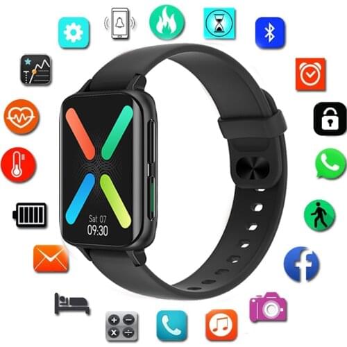 SAMTIAN Smart Sports Watch Women Fitness Watch Bluetooth-compatible Music Heart Rate Smartwatch Men Waterproof Watches