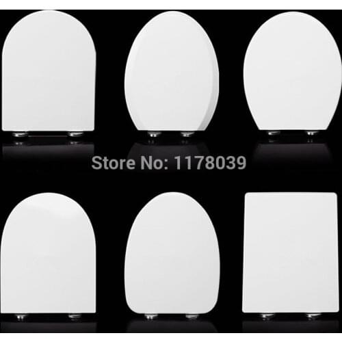 Various styles U V O TYPE Universal Thicken durable urea-formaldehyde resins UF Board Slow-Close Easy clean toilet seats,J18018