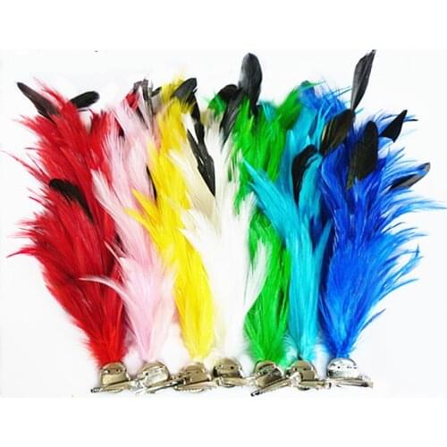 10pcs Women Girls Ladies Bridal Feather Headdress Brooch Hairpin for Wedding Decoration Birthday Party Supplies Hair Accessories