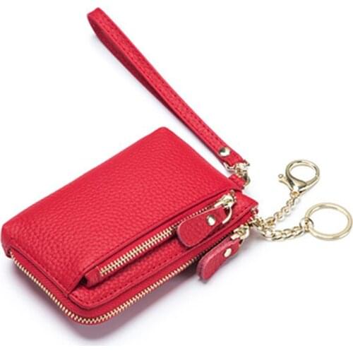 Women Key Wallet Coin Keychain Purse Card Package Organizer Bag Car Keys Cover Simple Key Holder Case Bags