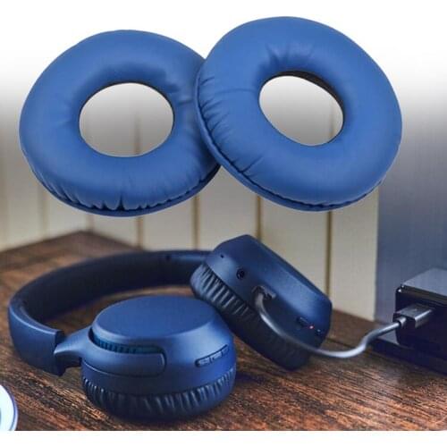 1 Pair Earpad Headphones Faux Leather Headset Ear Cushion Ear Cups Ear Cover Earpads For Sony WH-CH500 ZX330 310 ZX100 V150