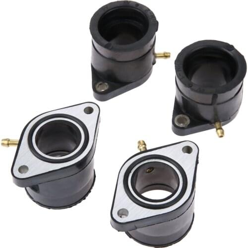 4Pcs Motorcycle Carburetor Intake Manifold Interface Adapter Glue Motorbike Carburetor Adapter Glue For Yamaha XJR400 1993-1999