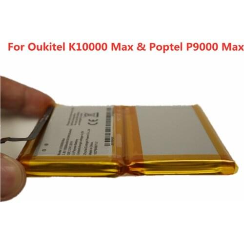 K10000 MAX Battery For Poptel P9000 Max & Oukitel K10000 Max Smart Phone 10000mAh Original Large Capacity Bateria