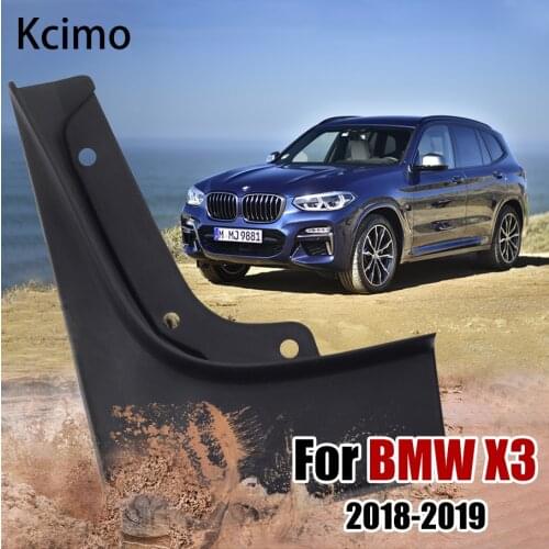 4 PCS Front Rear Car Mudguard For BMW X3 G01 2018 2019 Mudflap Fender Mud Guard Flaps Splash Flap Mudguards Accessories
