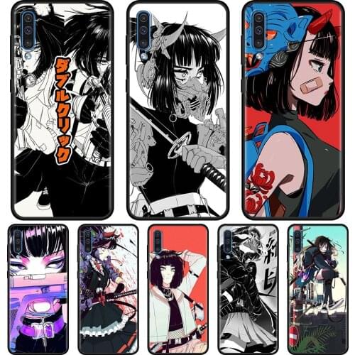 Case For Samsung Galaxy A50 A70 A10 A20e A30 A40 A20s A10s A10e A80 A90 A60 A30s TPU Shell Silicone Cover Fashion Vinne Art Girl