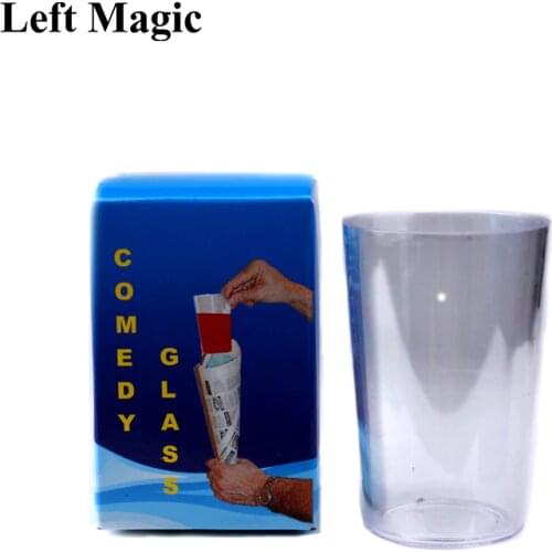 Comedy Glass In Paper Cone - Magic Tricks Comedy Stage Gimmick Accessories Mentalism Funny Illusion Magic Props
