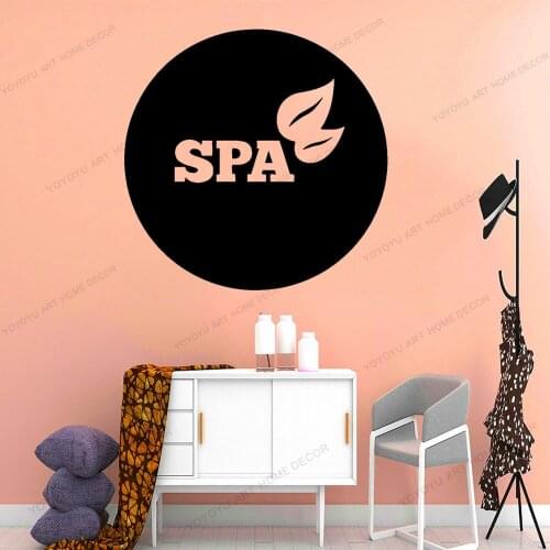 Business Decoration Beauty Salon Hair Beauty Salon Spa Wall Sticker Vinyl Art Removable Poster Mural Ornament Decals CX1178