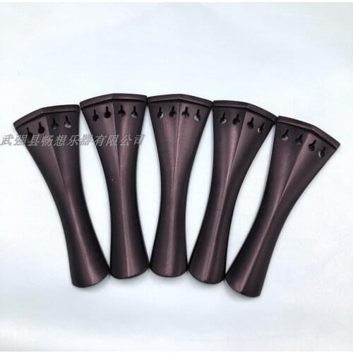 Viola part,2 pcs black ebony viola tailpiece,fine workmanship