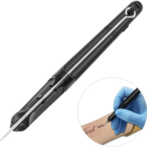 Hot Sale Poke and Stick Tattoo Needle Hand Tool Pen Holder for Stick Poke DIY Tattoo Stick Poke Clean and Safe Handmade Tattoo