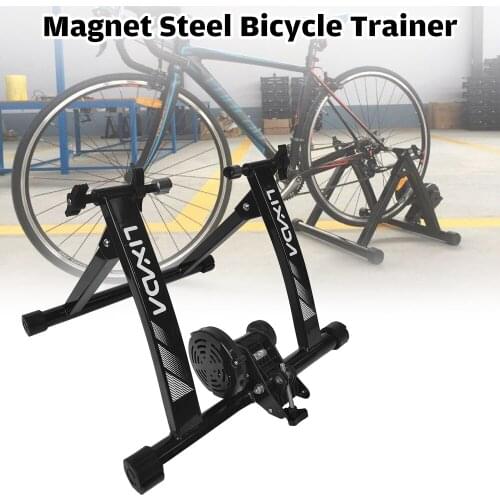 Lixada Magnet Steel Bike Bicycle Indoor Exercise Trainer Stand Solid Frame Magnetic Resistance