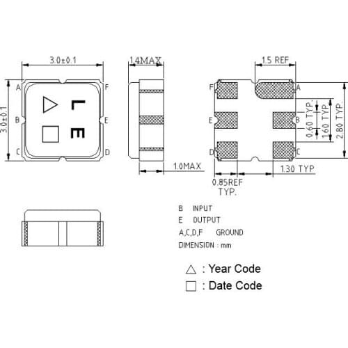 5PCS New Original TA0224A 0224A SAW Filter 1575.42 MHz for GPS SMD 3.0*3.0mm
