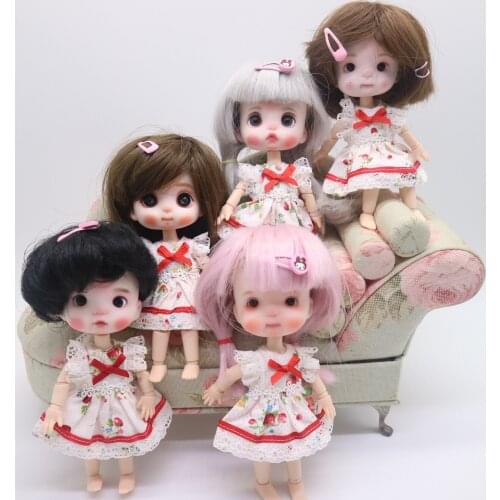 OB11 doll customization 1/8 BJD dolls OB doll DIY polymer clay doll mini doll 5