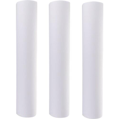 3 Rolls 150 Sheets Disposable Non-Woven Headrest Paper Bed Sheets for Spa Salon Massage Tattoo Table Anti-oil 50x70cm