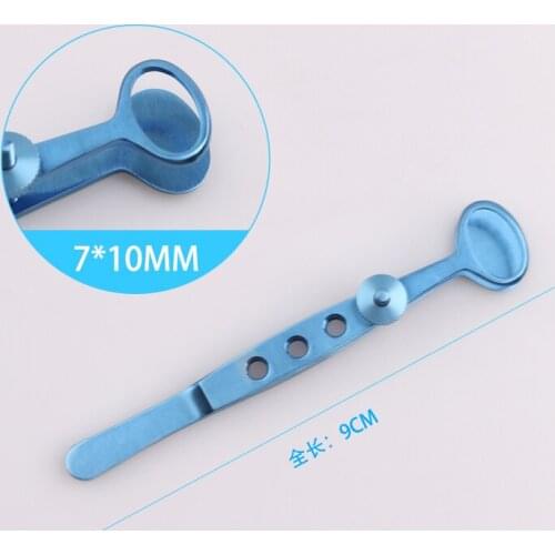 Titanium alloy meibomian gland cyst tweezers ophthalmic eye double eyelid cyst scattered swelling clip large, medium and small