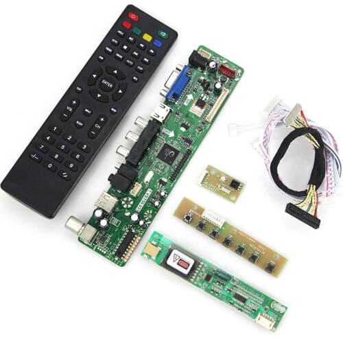 T.VST59.03 LCD/LED Controller Driver Board For LP154WX4-TLD2 LTN154X3-L09 (TV+HDMI+VGA+CVBS+USB) LVDS Reuse Laptop 1280x800