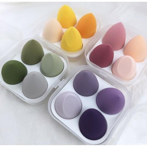 Dropshipping 4 PCS/Pack Face Beauty Makeup Tool Sponge Cosmetic Puff