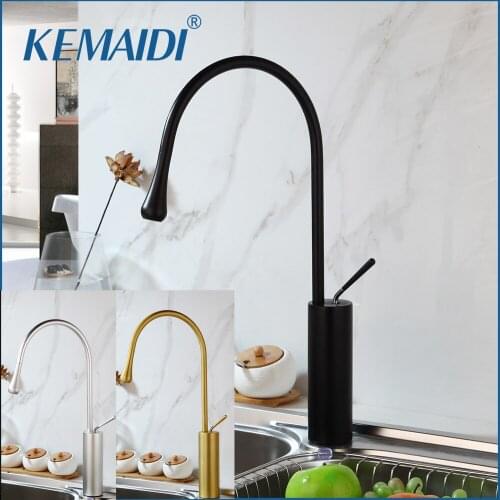 KEMAIDI Basin Faucets Gold Faucet Bathroom Sink Faucet Single Handle Deck Mounted Toilet Hot And Cold Mixer Water Tap