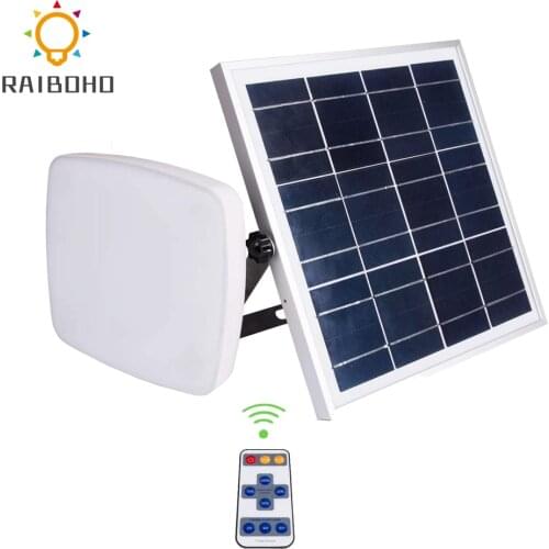Solar Lights Indoor Outdoor Home 1000lumen Shed Solar Light 6000mah Solar Barn Light with Remote Control Solar LED Pendant Light