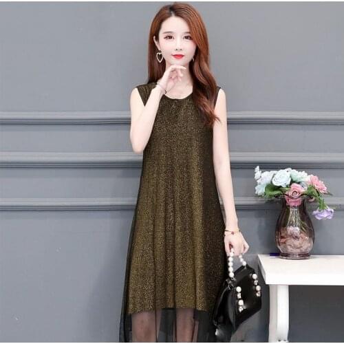 Летние платья без рукавов Unimmye China At AliExpress