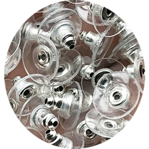 Essential Accessories for Jewelry Stores Earrings Caps Earplugs Prevent Earrings From Falling Off 11X6Mm 50 Pcs/batch