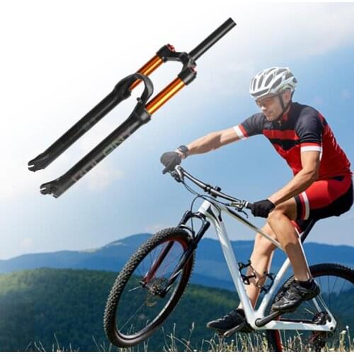 Bicycle Fork Shock Absorb Install Easily Alloy Air Pressure Mountain Front Fork for Outdoor вилка для велосипеда