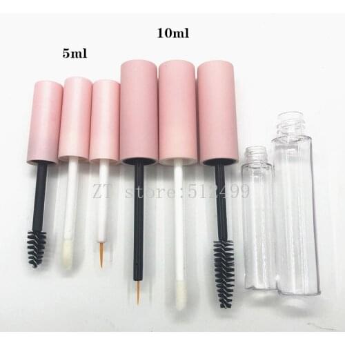 1.5ml Lip Gloss Tube 5ml 10ml Empty pink cap Lipgloss Mascara Tube, Eyelash Tube Lip Gloss Bottle Packaging Lipgloss Container