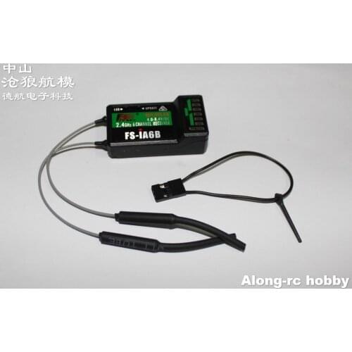 Free shipping 6ch 2.4G For Flysky FS-iA6B Receiver PPM Output with i Bus Port Compatible Flysky i4 i6 i10 Transmitter