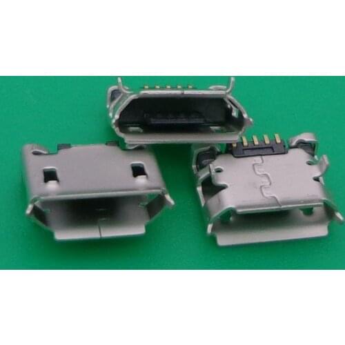 100pcs/lot For Alcatel 4010 OT4010 Vodafone 875 V875 micro mini 5 pin usb charge charging jack connector plug dock socket port