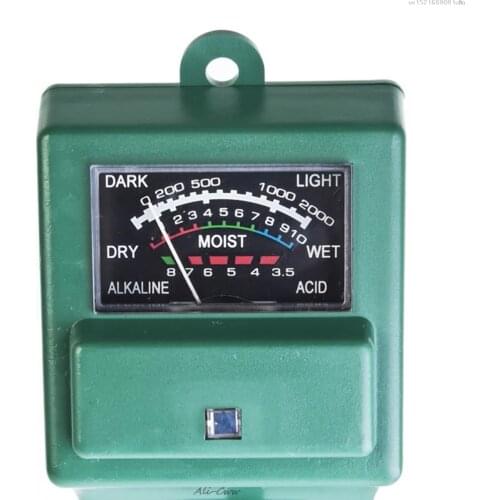 2018 Soil hygrometer 3 in 1 PH Tester Soil Water Moisture Light Test Meter for Garden Plant Flower