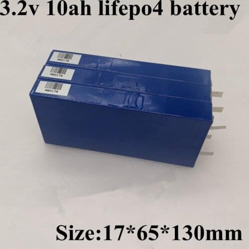 3.2v 10ah Lifepo4 Battery 10ah 3.2v 30A High Rate 10000mah Cell 1765130 Metal Case for DIY Pack 12s 36v 10ah Lifepo4 48v 16s