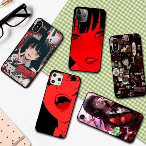 YNDFCNB Japanese Anime Kakegurui Jabami Yumeko Phone Case for iPhone 11 12 pro XS MAX 8 7 6 6S Plus X 5S SE 2020 XR cover