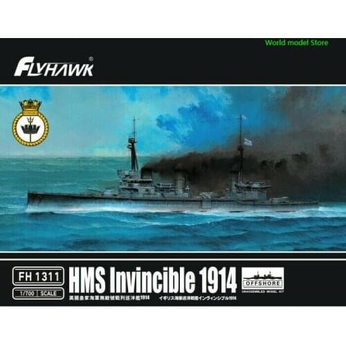 Flyhawk FH1311 1/700 Scale HMS Invincible 1914