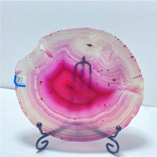 Natural Crystal AGATE SLAB Geode Slic SLAB Geode Slice Crystal Mineral Energy Stone Healing Home Decoration Gift