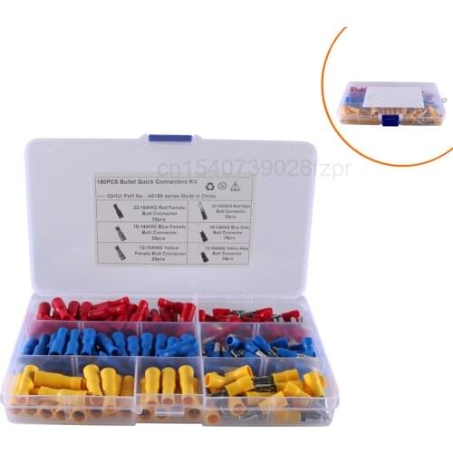 Hot Pin 160 Sub Bullet Male and Female Terminals Cold Pressed Terminals Are Suitable for Automobiles