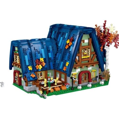 LOZ 1036 Elf House Mini Assembled Modular Building Blocks BricksToy Scene Model Series Childrens Educational Toys For Children