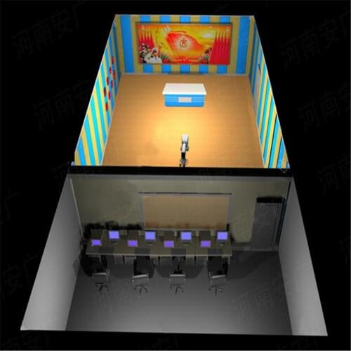 Virtual studio construction stage lighting virtual blue box construction TV studio studio lighting equipment