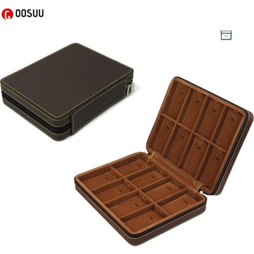 PU Jewelry Organizer box makeup Organizer Bracelets Earring&Ring casket packaging case box Necklace container Collection gift