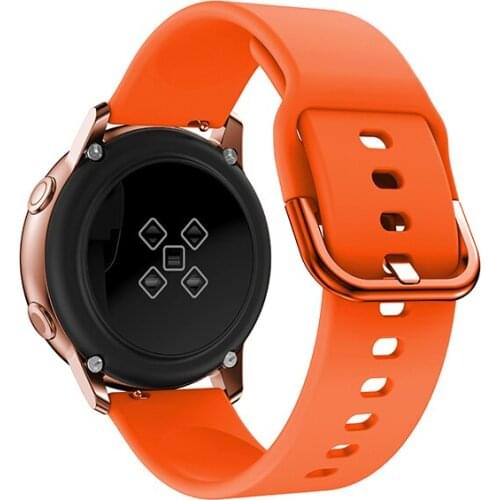 20mm Silicone Sports Waterproof Strap Suitable for Samsung Galaxy Watch 42mm for Huami Amazfit Bip Youth Replacement New Strap