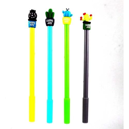 Optional variety gel pen Christmas elk pen refill Stationery Gift 0.5mm Blue Black Ink For School Stationery Office Writing